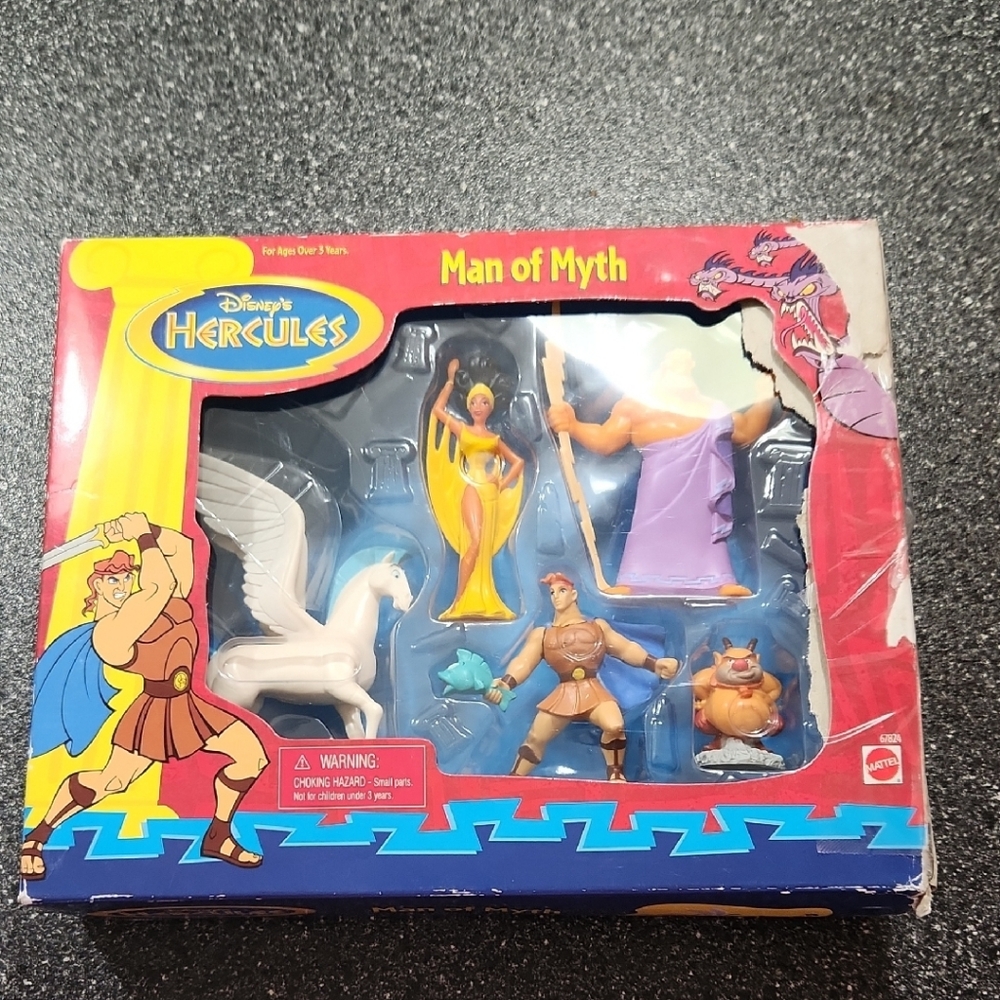 Man Of Myth Disney Hercules Fiqures Orginal Box